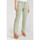 Vêtements Femme Pantalons Le Temps des Cerises Pantalon louisa en lin vert amande Blanc