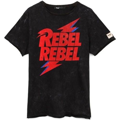 Vêtements T-shirts manches longues David Bowie Rebel Rebel Noir