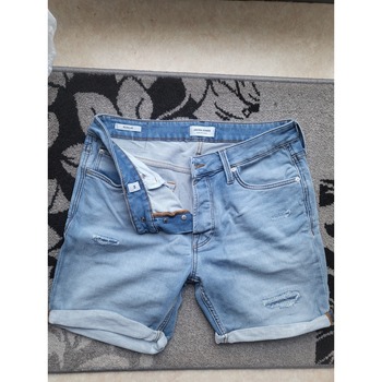 Vêtements Homme calvin Shorts / Bermudas Jack & Jones Short  court jeans Bleu