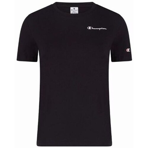 Vêtements Femme T-shirts manches courtes Champion 114912KK001 Noir