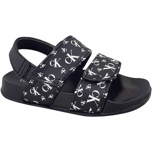 Chaussures Enfant Sandales et Nu-pieds Calvin Klein embossed OKC V1B2806261172999 Noir