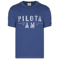 Vêtements Homme T-shirts manches courtes Aeronautica Militare TS2092J53821263 Bleu, Blanc