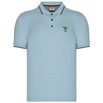 Vêtements Homme T-shirts manches courtes Aeronautica Militare PO1308P8221264 Noir, Bleu