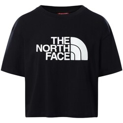 Vêtements Femme T-shirts manches courtes The North Face Cropped Easy Tee Noir