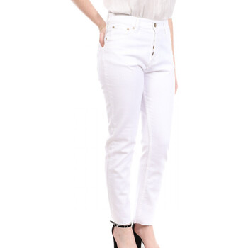 Vêtements Femme Cyprus Jeans droit Teddy Smith 30115104D Blanc