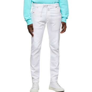 Vêtements Homme Mid-Length Jeans droit Diesel 00S6DD-0684U Blanc