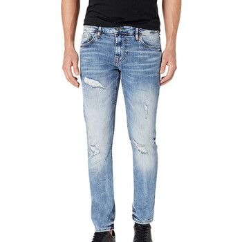 Vêtements Homme Jeans compressive droit Guess G-M1GAN1D4B13 Bleu