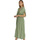 Vêtements Femme Robes Selmark Robe longue estivale à volants Mojito  Mare Vert