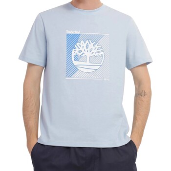 Vêtements Homme T-shirts manches courtes Timberland SS Logo Graphic Bleu