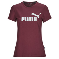 Vêtements Femme T-shirts manches courtes Onesie Puma ESS LOGO TEE (S) Mauve