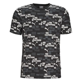 Vêtements Homme T-shirts manches courtes Deviate Puma ESS+ LOGO LAB AOP TEE Noir / Gris
