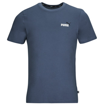 Vêtements Homme T-shirts manches courtes Puma ESS  2 COL SMALL LOGO TEE Marine