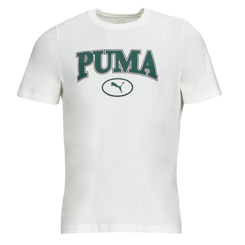 Vêtements Homme Look Puma Formstrip Graphic Korte Mouwen T-Shirt Look Puma Look Puma SQUAD TEE Blanc
