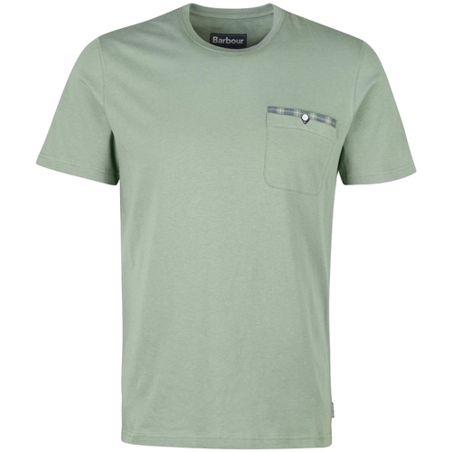 Vêtements Homme Polos manches courtes Barbour Tayside T-Shirt - Agave Green Vert