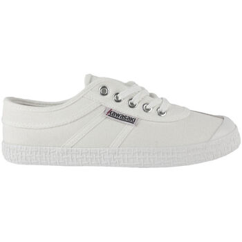 Chaussures Homme Baskets mode Kawasaki I am canvas Leather shoe K222261 1002 White Blanc