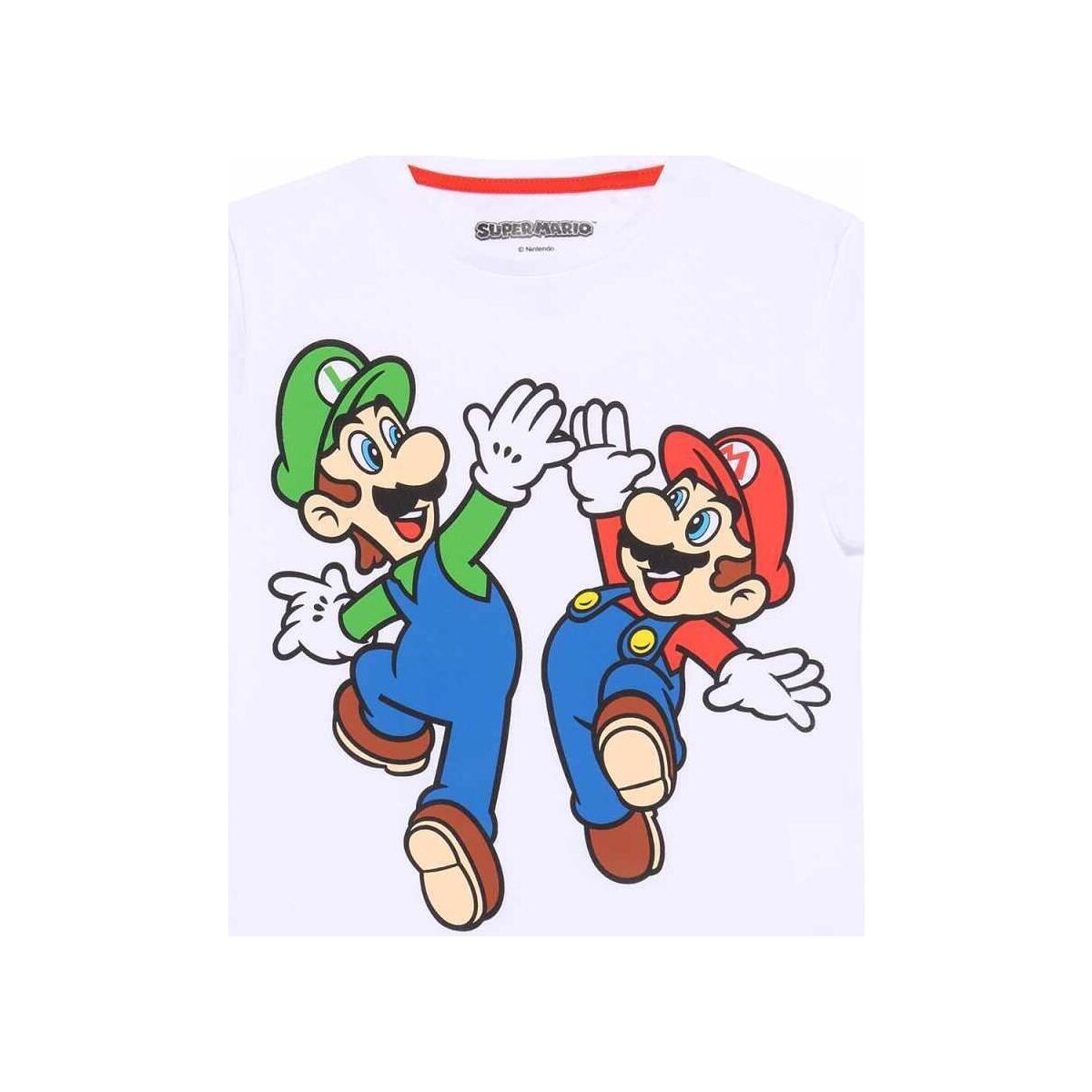 Vêtements Enfant T-shirts manches courtes Super Mario  Blanc