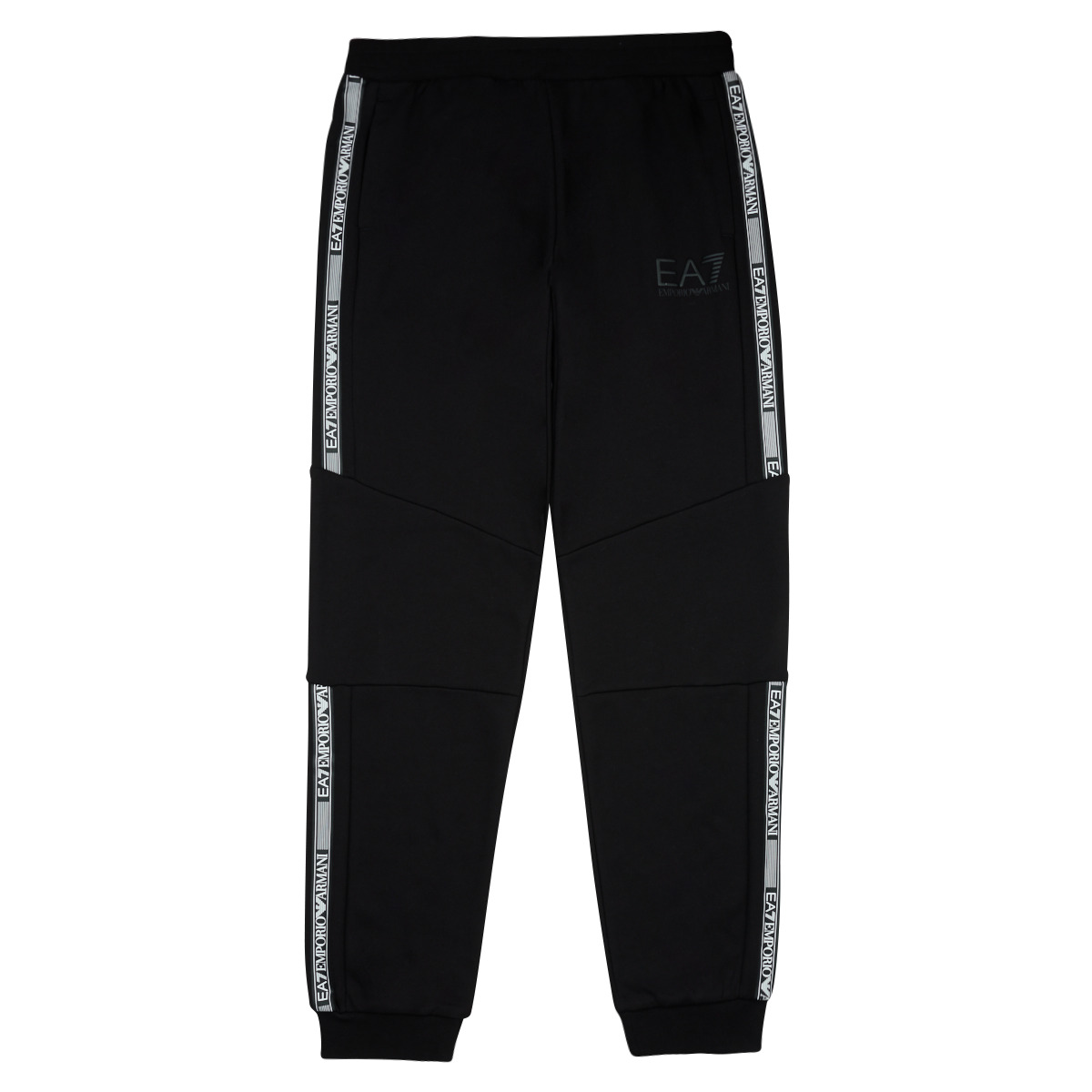 Vêtements Garçon hoodie Armani EA7 Core ID rubberised logo sweat sweatpants in gray LOGO SERIES TROUSER Noir