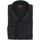 Vêtements Homme Chemises manches longues Doublissimo chemise forte taille tissus chevron spinadi noir Noir