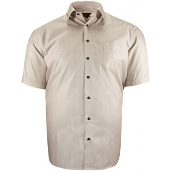 Vêtements Homme Chemises manches courtes Doublissimo chemisette forte taille a motifs sublimo gris Gris