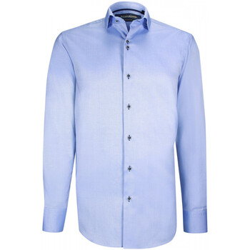 Emporio Balzani chemise cintree oxford filato bleu Bleu