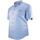 Vêtements Homme Chemises manches courtes Doublissimo chemisette forte taille a motifs vichy piastre bleu Bleu