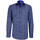 Vêtements Homme Chemises manches longues Emporio Balzani chemise cintree tissu imprime fiora bleu Bleu