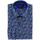 Vêtements Homme Chemises manches longues Emporio Balzani chemise cintree tissu imprime fiora bleu Bleu