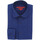 Vêtements Homme Chemises manches longues Demandez votre CB Gold Mastercard JmksportShops Gratuite chemise cintree tissu a motifs flower bleu Bleu