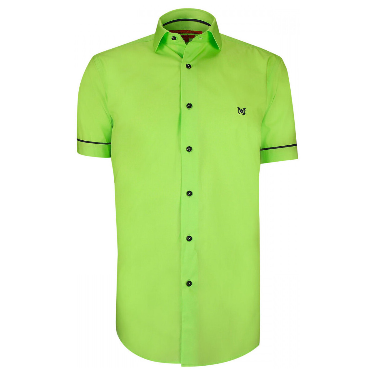 Vêtements Homme Chemises manches courtes Andrew Mc Allister chemisette mode cintree island vert Vert