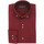 Vêtements Homme Chemises manches longues Emporio Balzani chemise coupe droite business matteo bordeaux Rouge