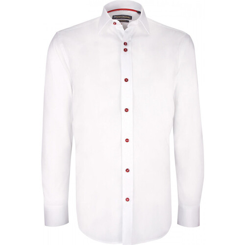 Vêtements Homme Tous les vêtements femme chemise mode cintree haut de gamme livio blanc Blanc