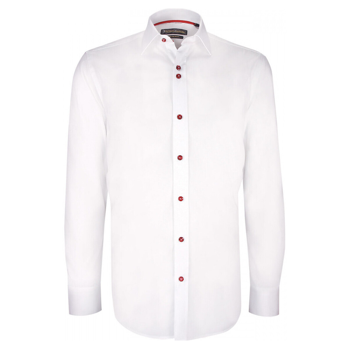 Vêtements Homme Chemises manches longues Emporio Balzani chemise mode cintree haut de gamme livio blanc Blanc