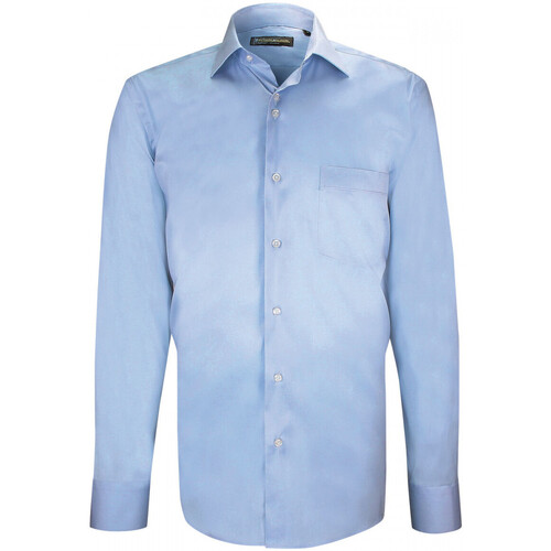 Vêtements Homme Chemises manches longues Emporio Balzani chemise classique business amos bleu Bleu