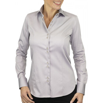 Vêtements Femme Chemises / Chemisiers Andrew Mc Allister chemise femme unie cassy gris Gris