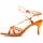 Chaussures Femme Sandales et Nu-pieds Leindia 80408 Orange