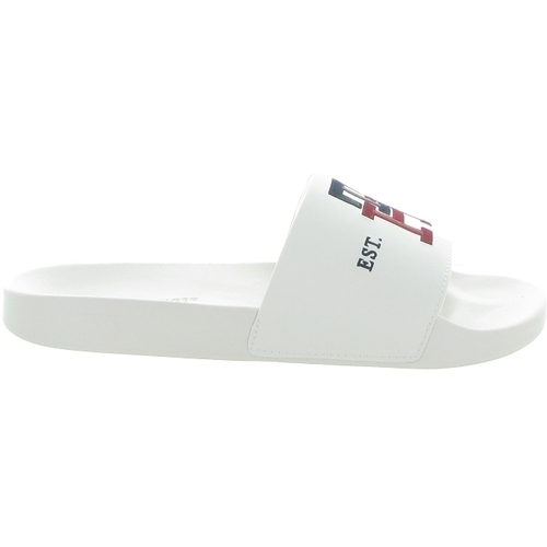 Chaussures Homme Sandales et Nu-pieds Tommy Hilfiger EMBROIDERY POOL SLIDE Blanc