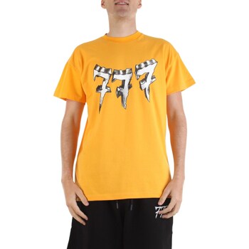 Vêtements Homme T-shirts manches courtes Triplosette 777 TRSM465 Jaune