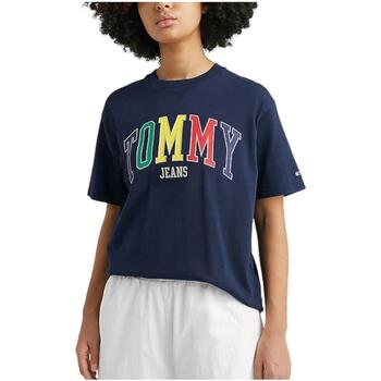 Vêtements Femme T-shirts manches courtes Tommy Hilfiger  Bleu