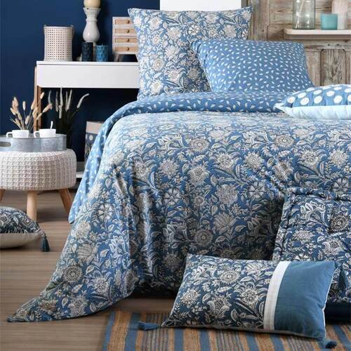 Maison & Déco Parures de lit Stof Parure de lit julianne 220 x 240 cm Bleu