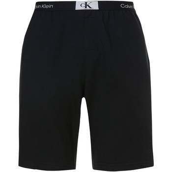 Vêtements Homme Shorts / Bermudas Calvin Klein Jeans Short coton droit Noir