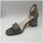 Chaussures Femme Baskets mode Elue par nous SANDALE TALON CARRE Vert