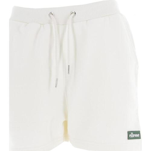 Vêtements Femme Shorts / Bermudas Ellesse Shanni off white short Blanc