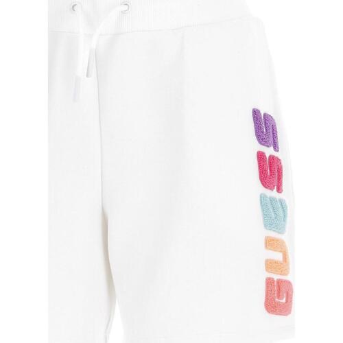 Vêtements Fille Shorts / Bermudas Guess Active shorts mini pure white g Blanc