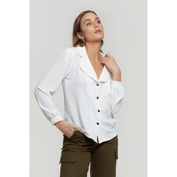 Vêtements Femme Chemises / Chemisiers Bipedes  Blanc