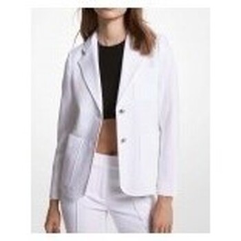 Vêtements Femme Vestes / Blazers MICHAEL Michael Kors crêpe Blanc