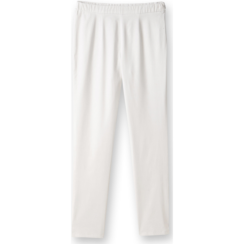 Vêtements Femme Pantalons Daxon by  - Pantalon 7/8ème stature - d'1,60 m Blanc
