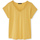 Vêtements Femme Black Comme Des Gar ons logo print hooded jacket by Daxon - Tee-shirt encolure V macramé jaune