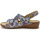 Chaussures Femme Sandales et Nu-pieds Pediconfort Sandales pieds sensibles extra larges Bleu