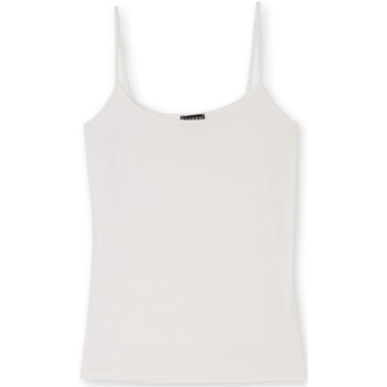 Vêtements Femme Débardeurs / T-shirts sans manche Kocoon by Daxon - Top à fines bretelles blanc