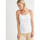 Vêtements Femme T-shirts Stampa & Polos Daxon by  - Top à fines bretelles Blanc